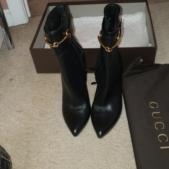 Gucci badazz excellent condtion leather booties - Picture 2 of 8